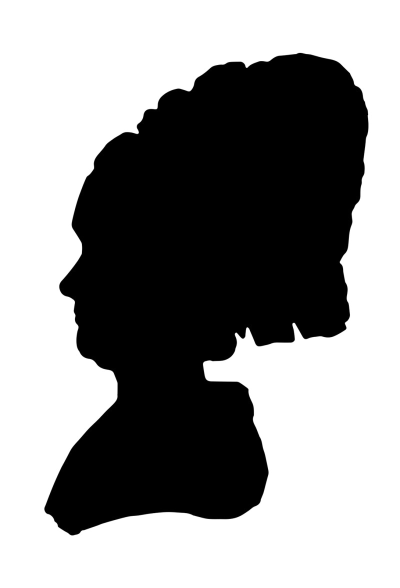 Silhouette Fromets aus einem Stammbucheintrag Mendelssohns für Herz Homberg. © Mendelssohn-Gesellschaft